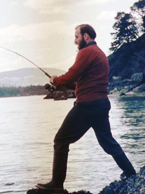 Lakeside fishing.